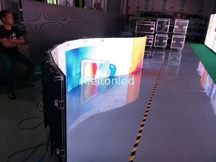 Outdoor P3.91 P4.81 Led Video Wall Rental Curved Led Screen Display Al Material